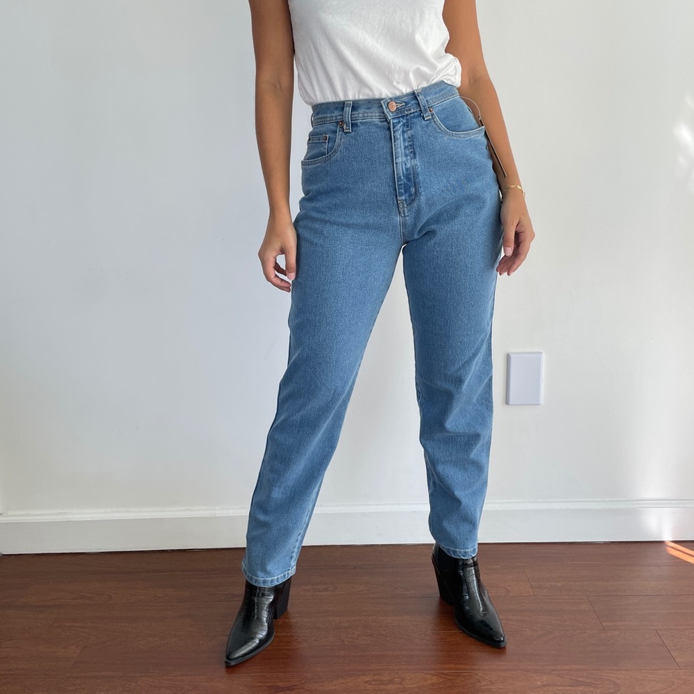 NWT Vintage Billblass high waist STRETCH mom jeans 27 waist - Picture 2 of 8